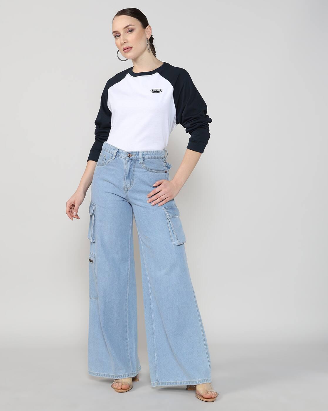 Shein Women Raglan Sleeve Typographic Print Colour-Block Tshirt