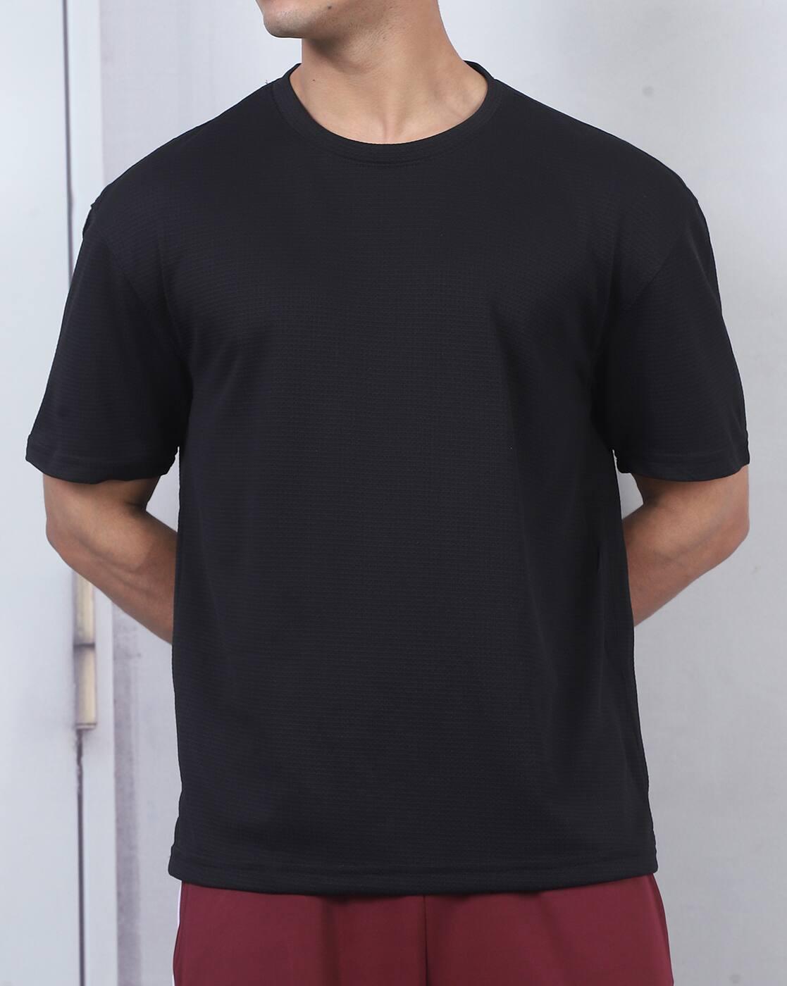 Shein Men Medium Length Short Sleeves Crew Tshirt