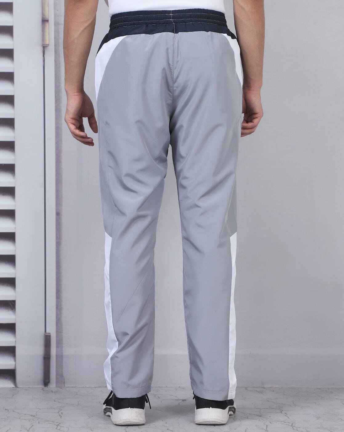 Shein Men Full Length Contrast Panel Elasticated Waist Track Pant