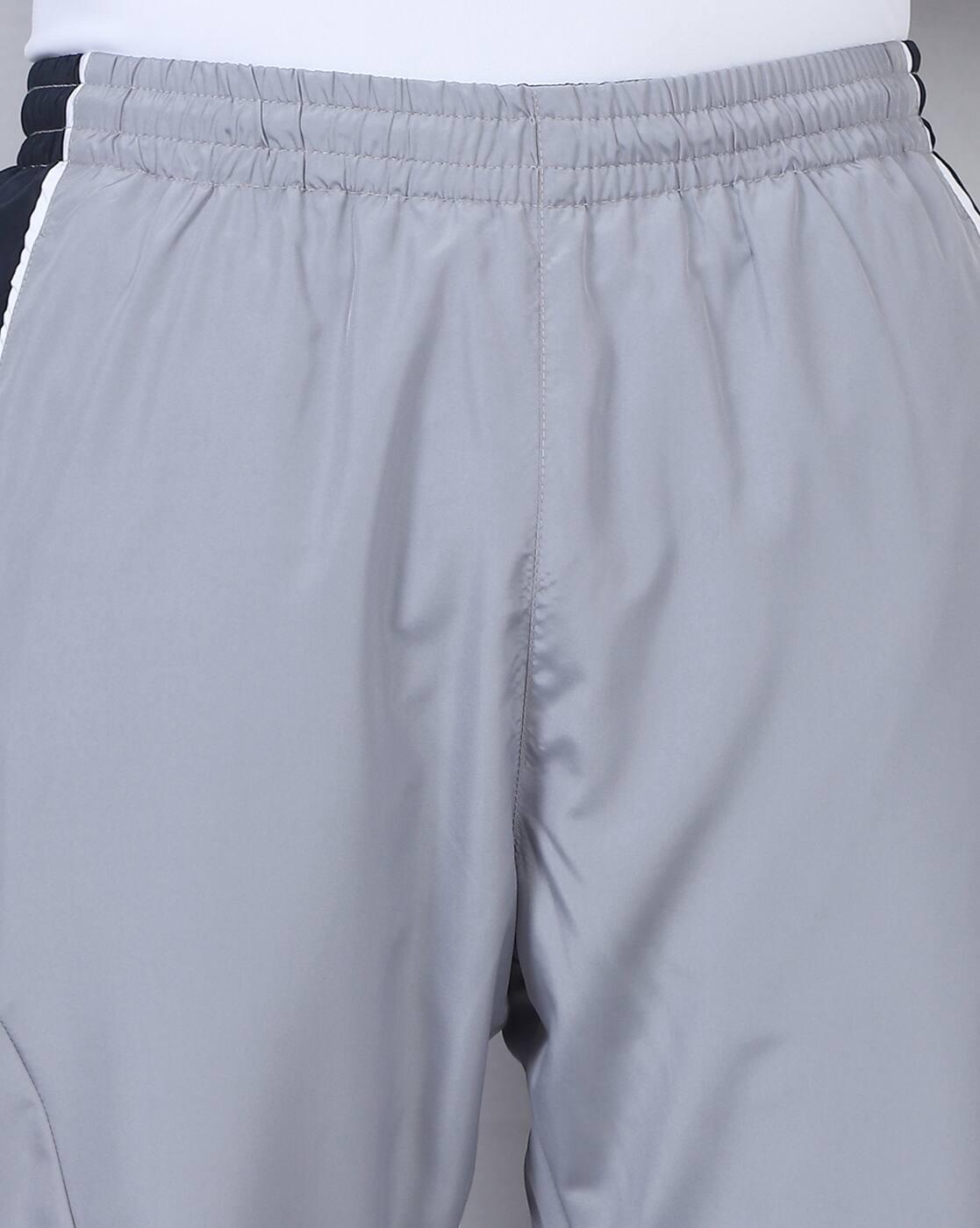 Shein Men Full Length Contrast Panel Elasticated Waist Track Pant