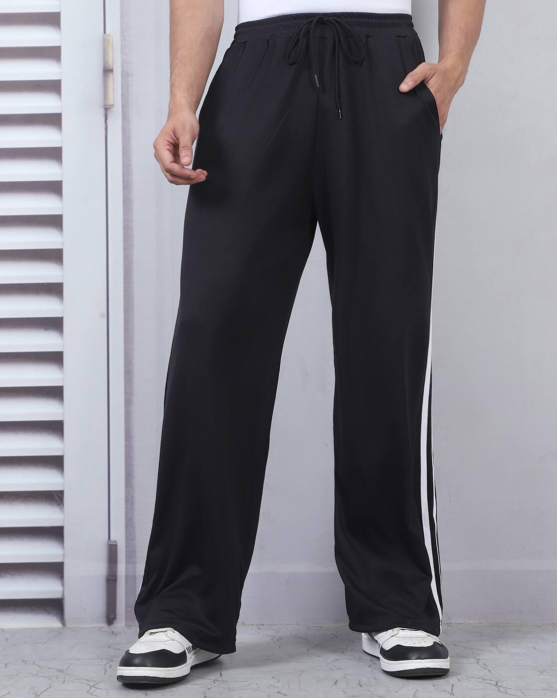 Shein Men Activewear Full Length Side Contrast Panelled Track Pant