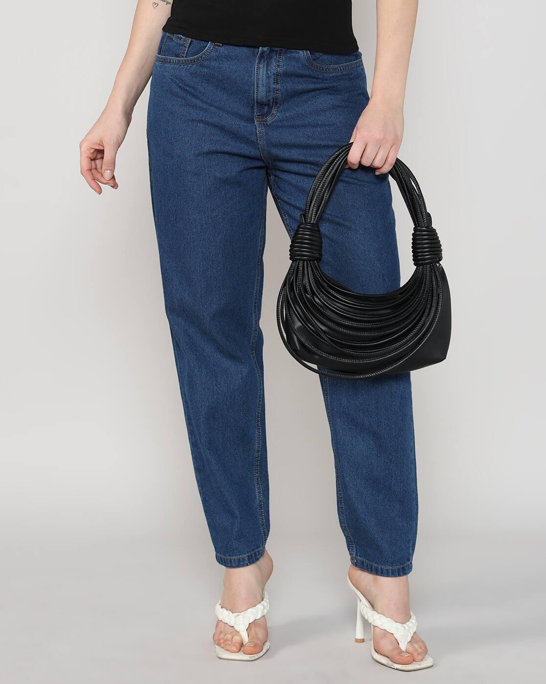 Shein Women Full Length Fly With Button Closure Light Wash Jeans