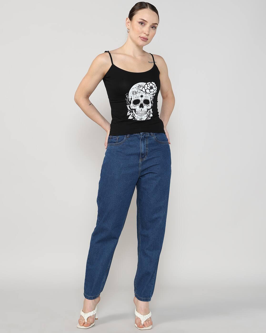 Shein Women Full Length Fly With Button Closure Light Wash Jeans