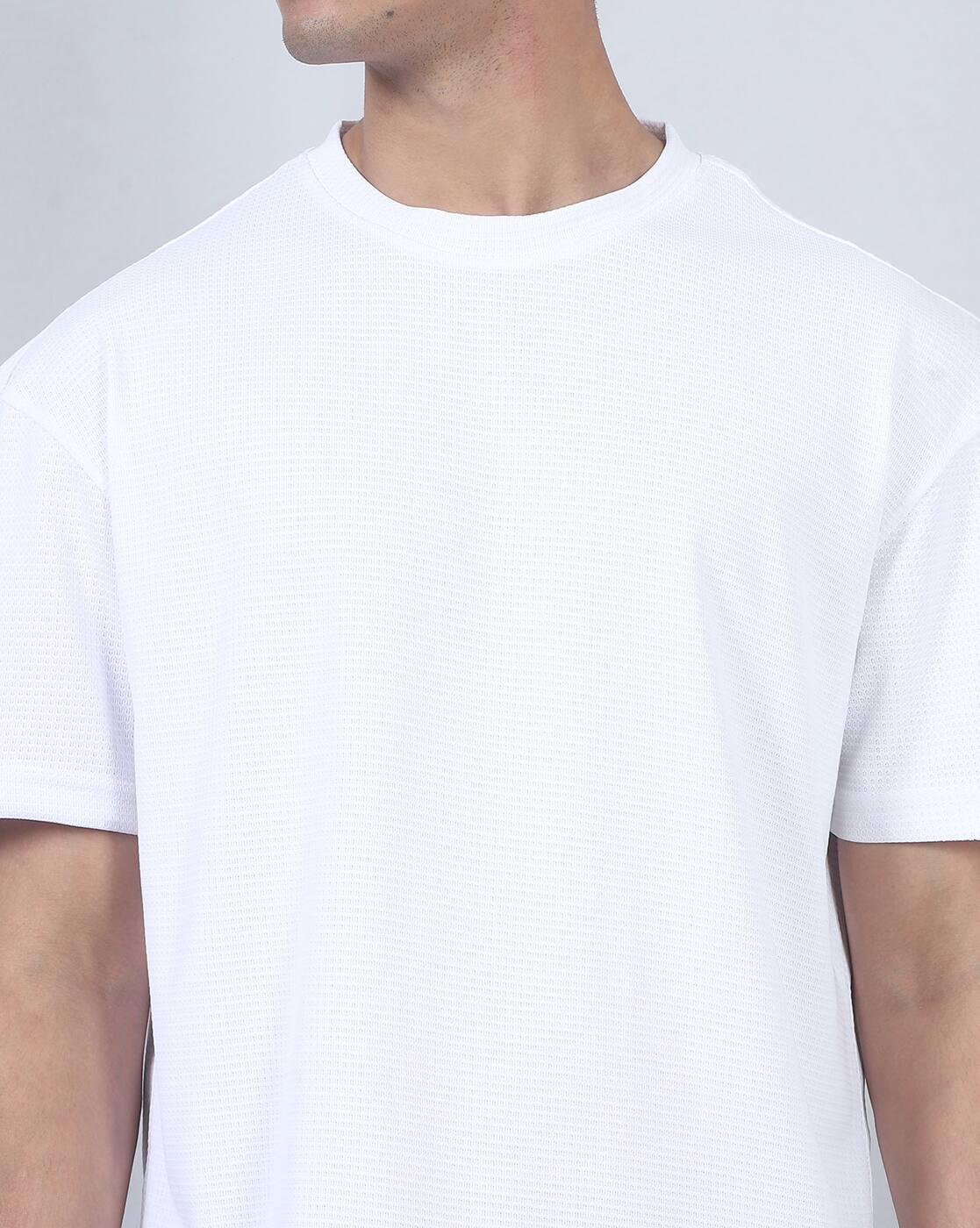 Shein Men Medium Length Short Sleeves Crew Tshirt