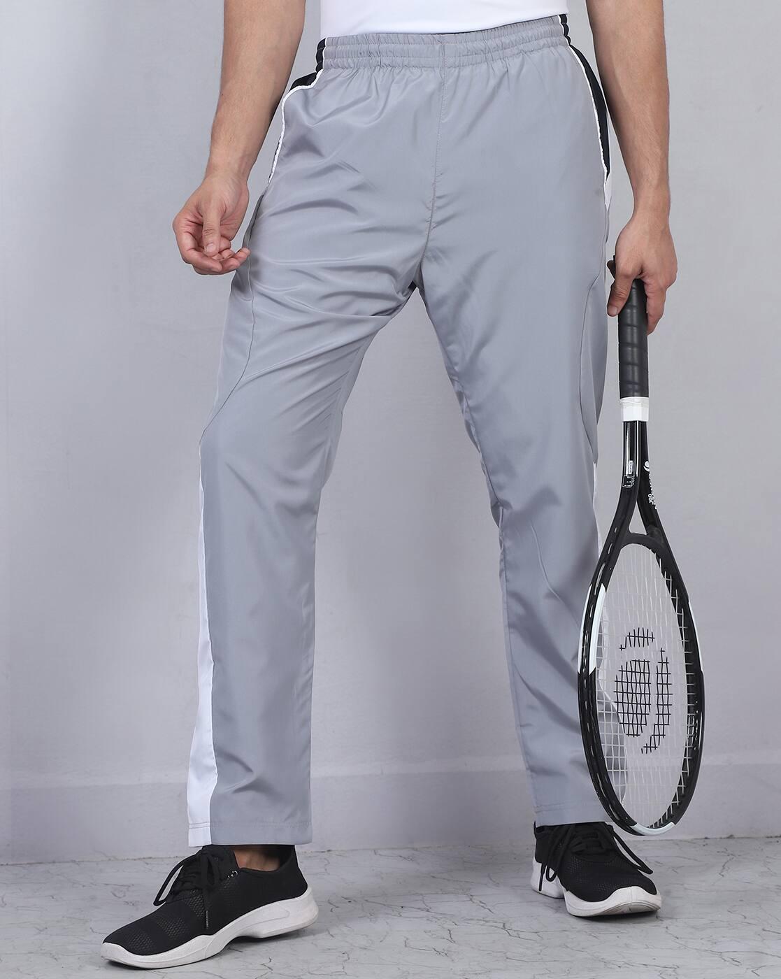 Shein Men Full Length Contrast Panel Elasticated Waist Track Pant