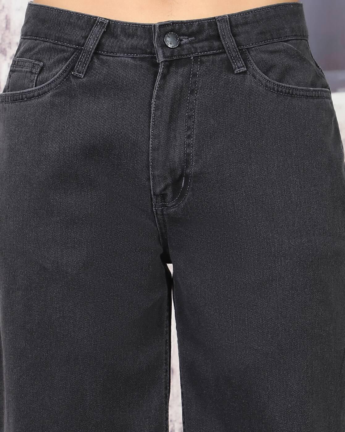 Shein Women Full Length Fly With Button Closure Light Wash Jeans