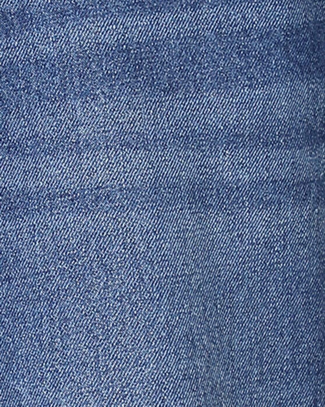 Shein Women Full Length Fly With Button Closure Mid Wash Jeans