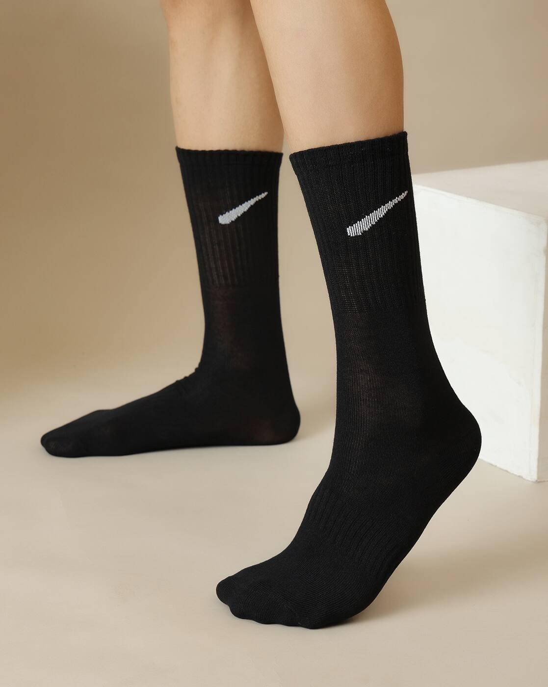 Shein Men Combo Of 3 Logo Print Everyday Socks