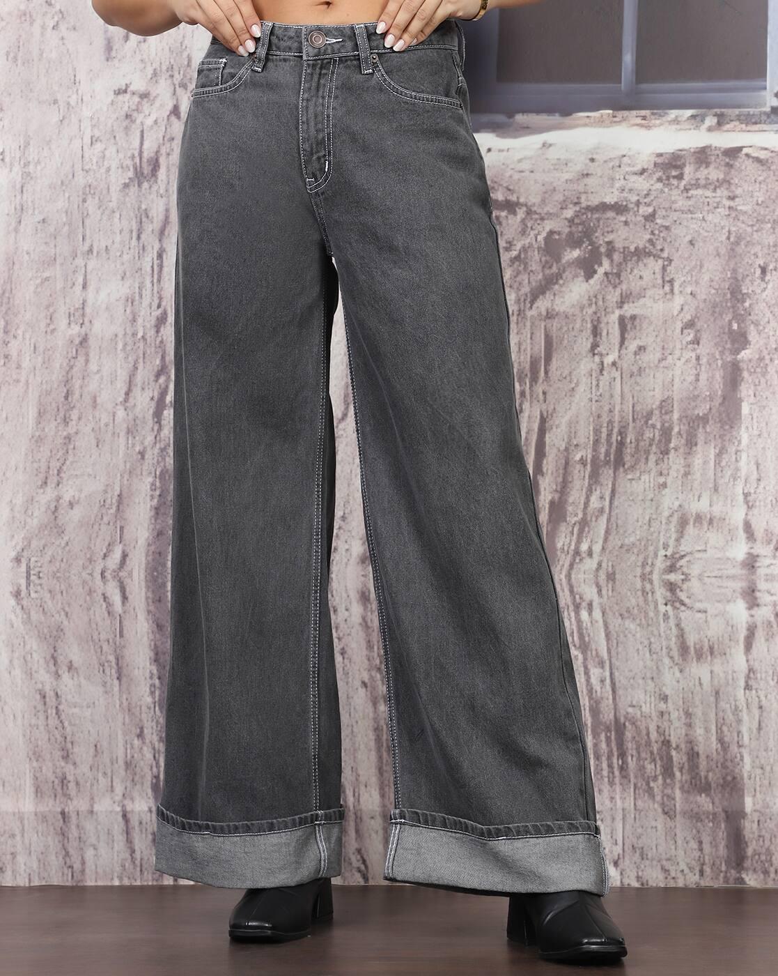 Shein Women Full Length Fly With Button Closure Light Wash Jeans
