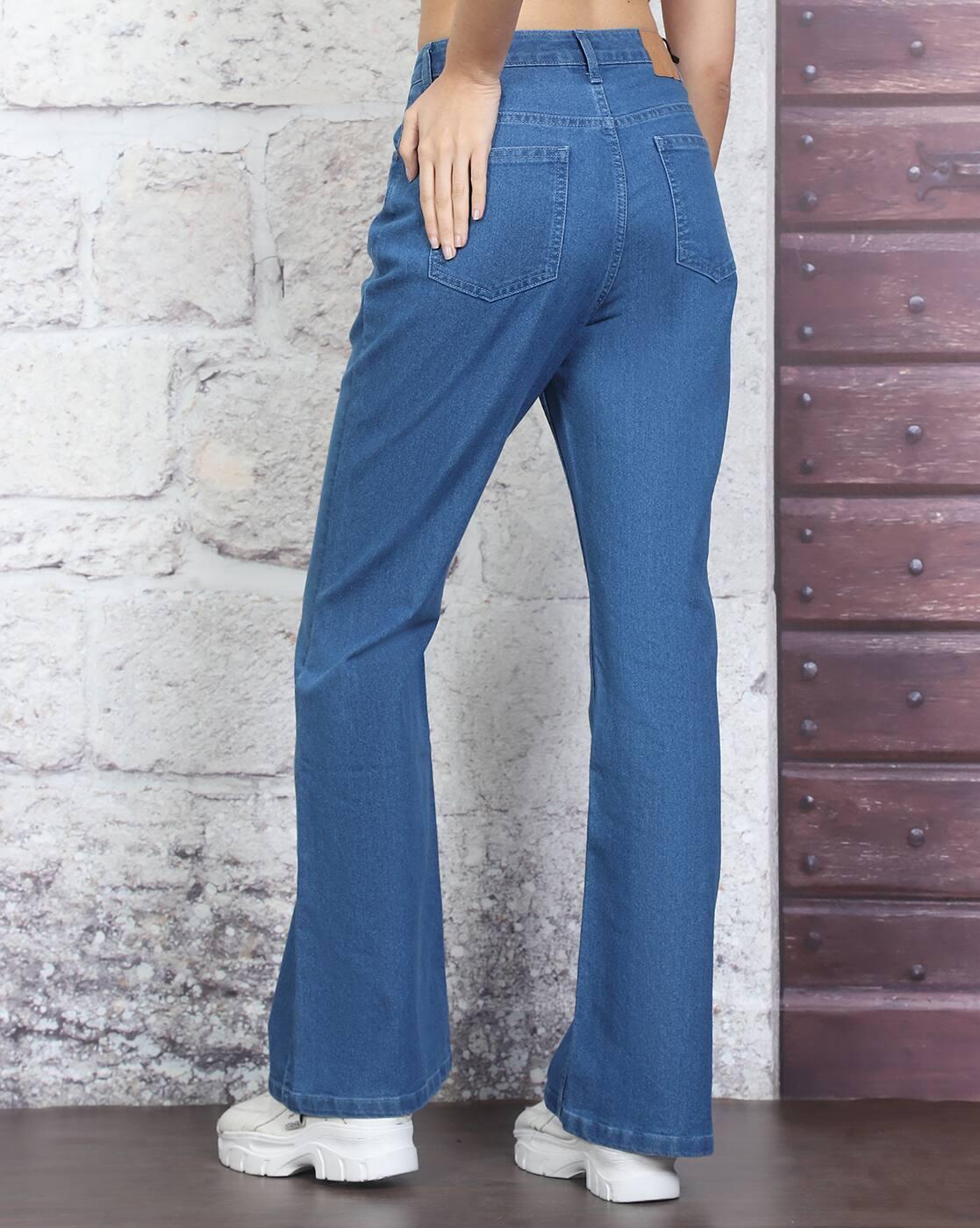 Shein Women Full Length Fly With Button Closure Clean Wash Jeans