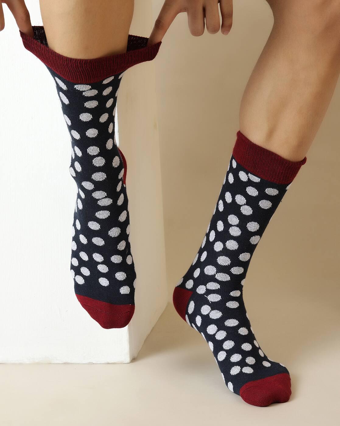 Shein Men Combo Of 3 Striped Everyday Socks