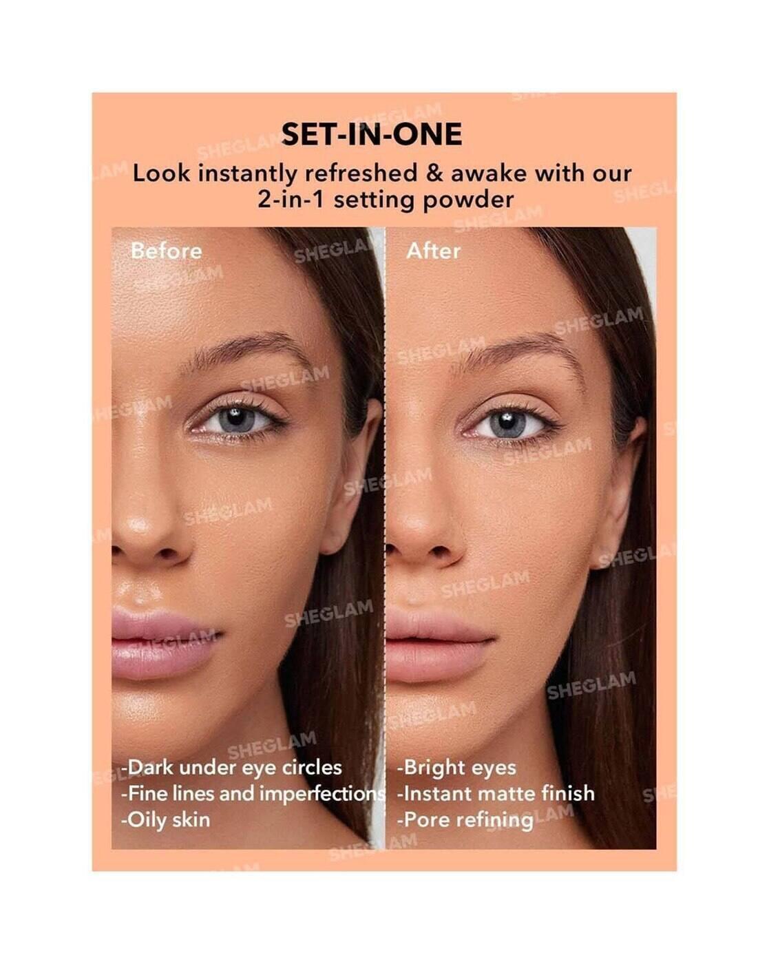 Insta-Ready Face And Under Eye Setting Powder Duo - Translucent