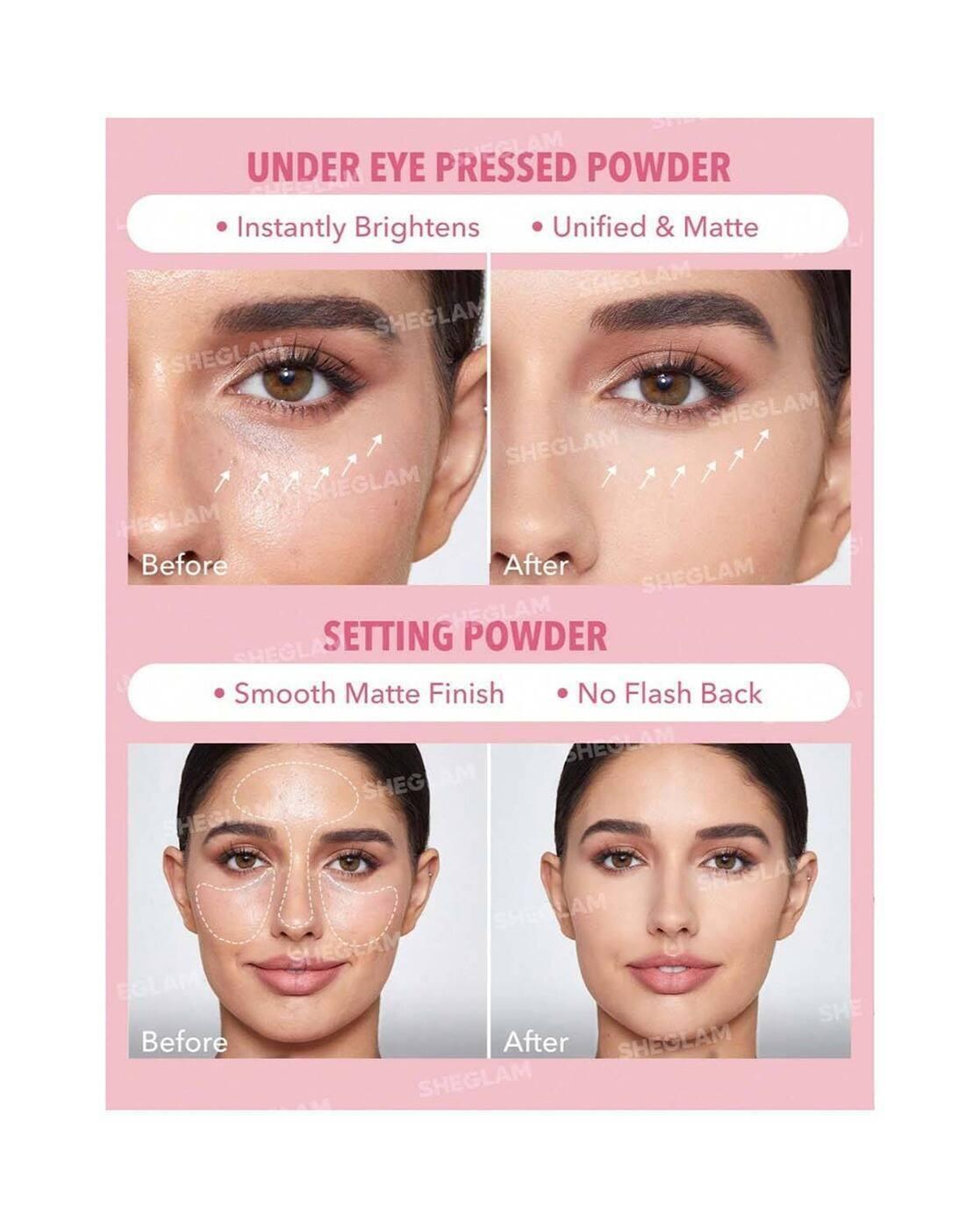 Insta-Ready Face And Under Eye Setting Powder Duo - Translucent