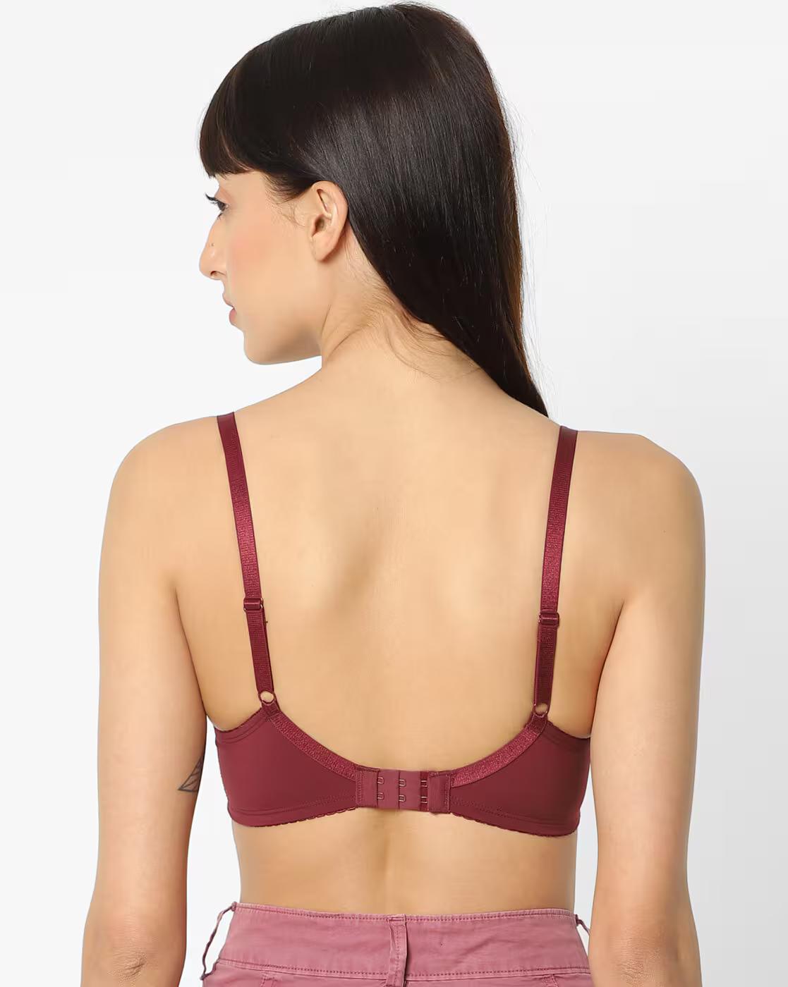 Padded Non Wired Fashion Lace Bra EC10