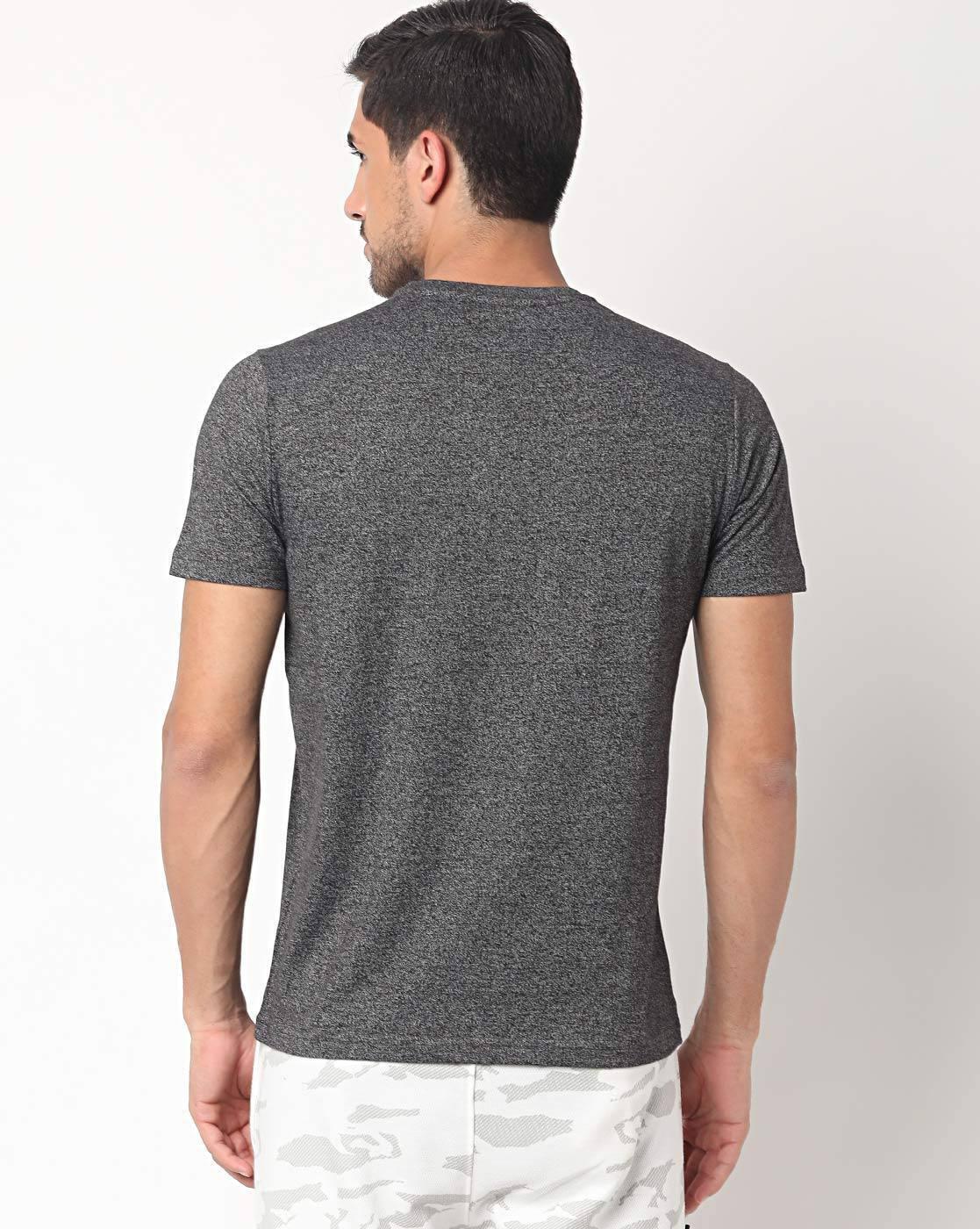Typographic Embossed Crew-Neck T-shirt