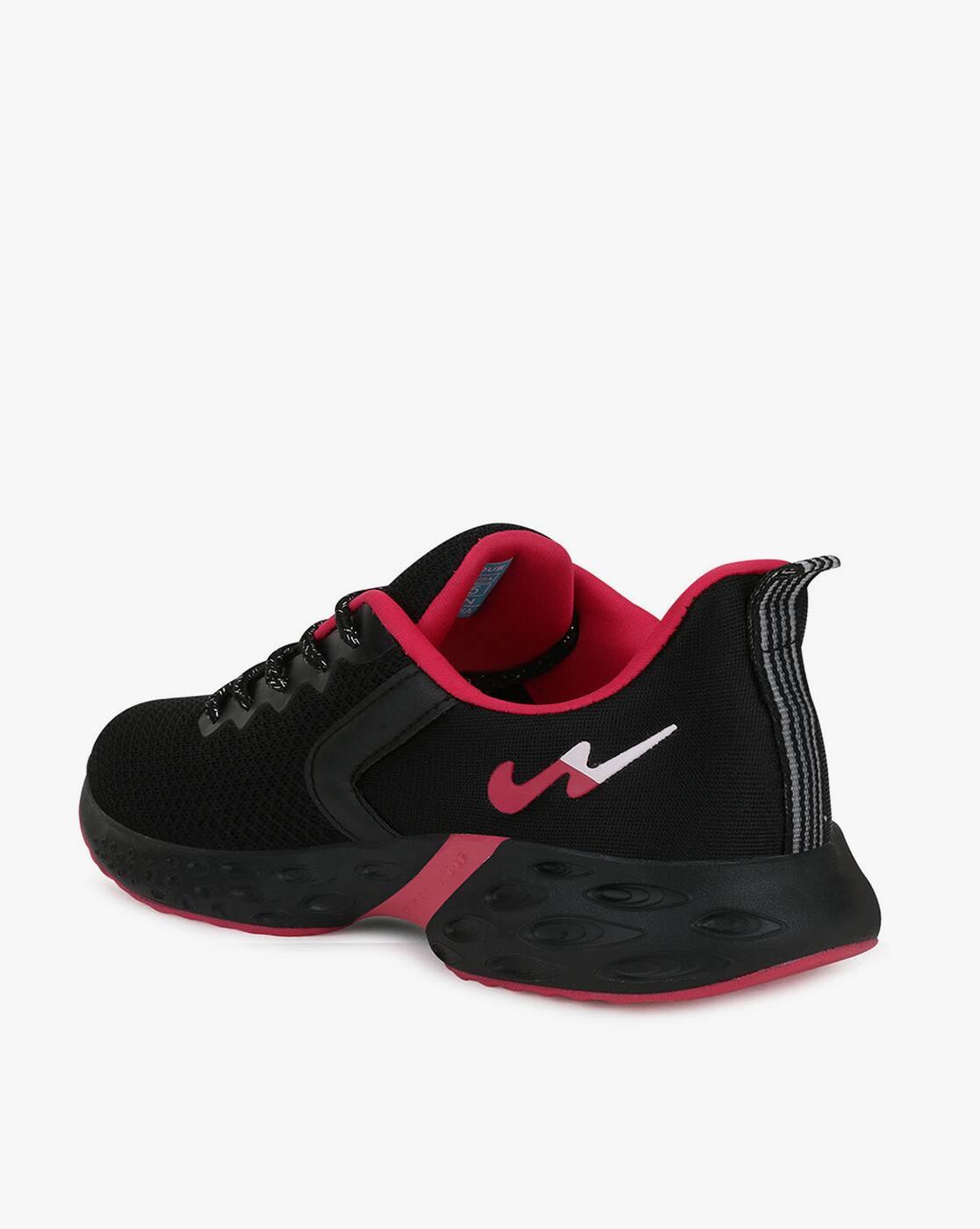 Alice Mesh Panelled Lace-Up Running Shoes