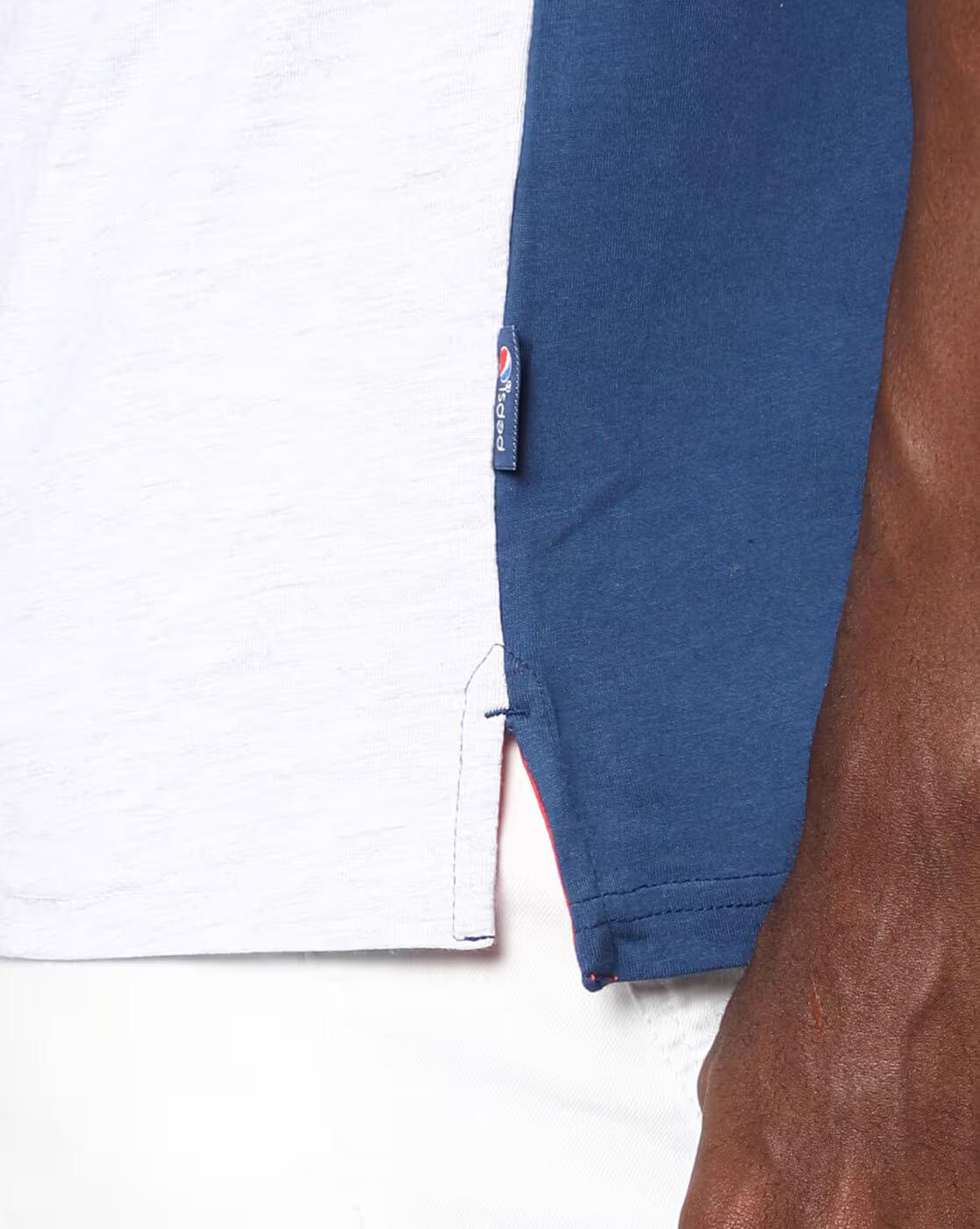 Regular Fit Pepsi Colourblock Crew-Neck T-Shirt