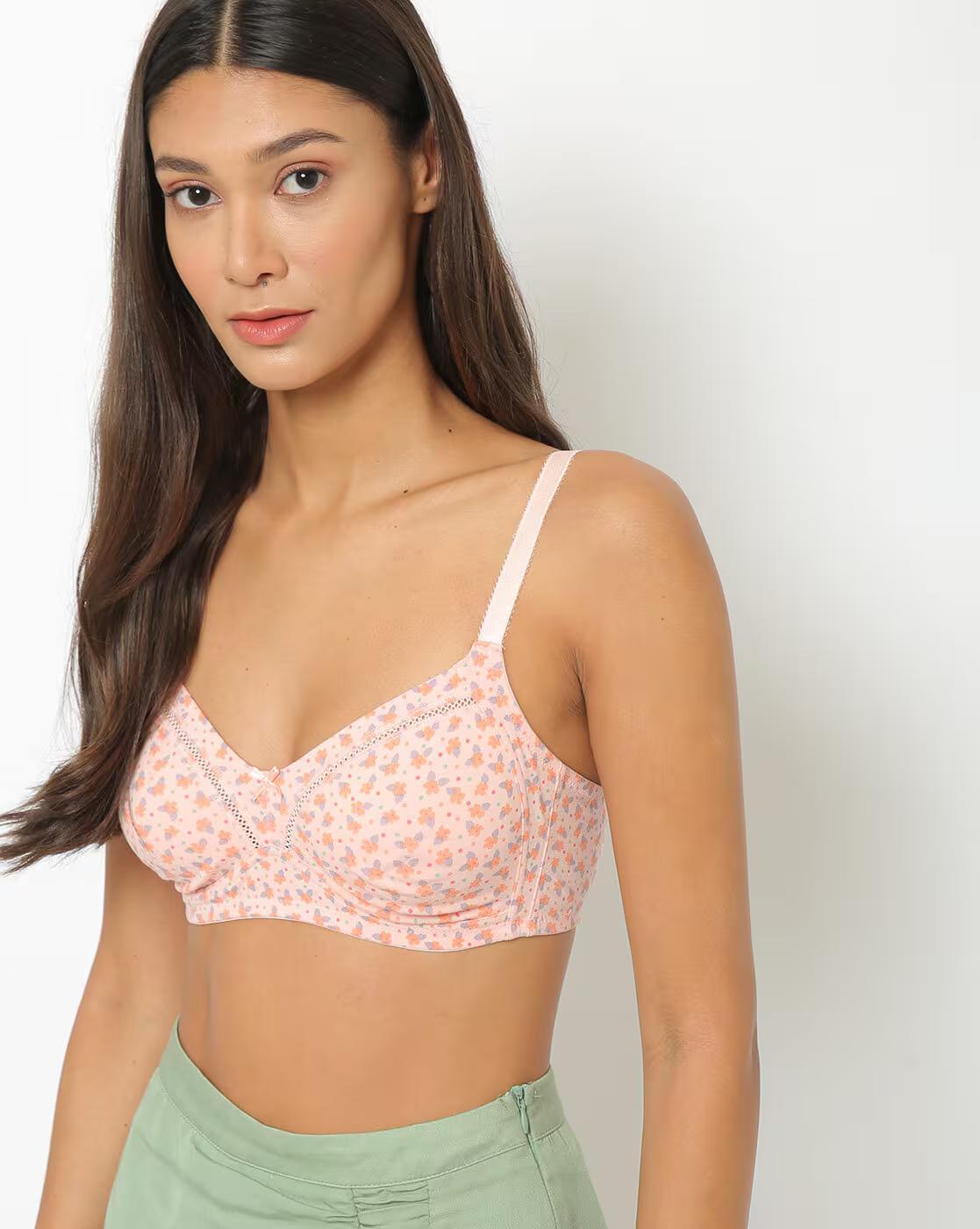 Non Padded Non Wired Cotton Soft Bra EC12P