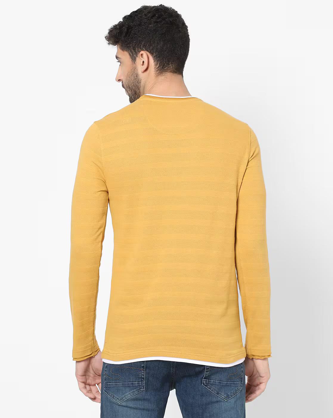 Striped Crew-Neck T-shirt