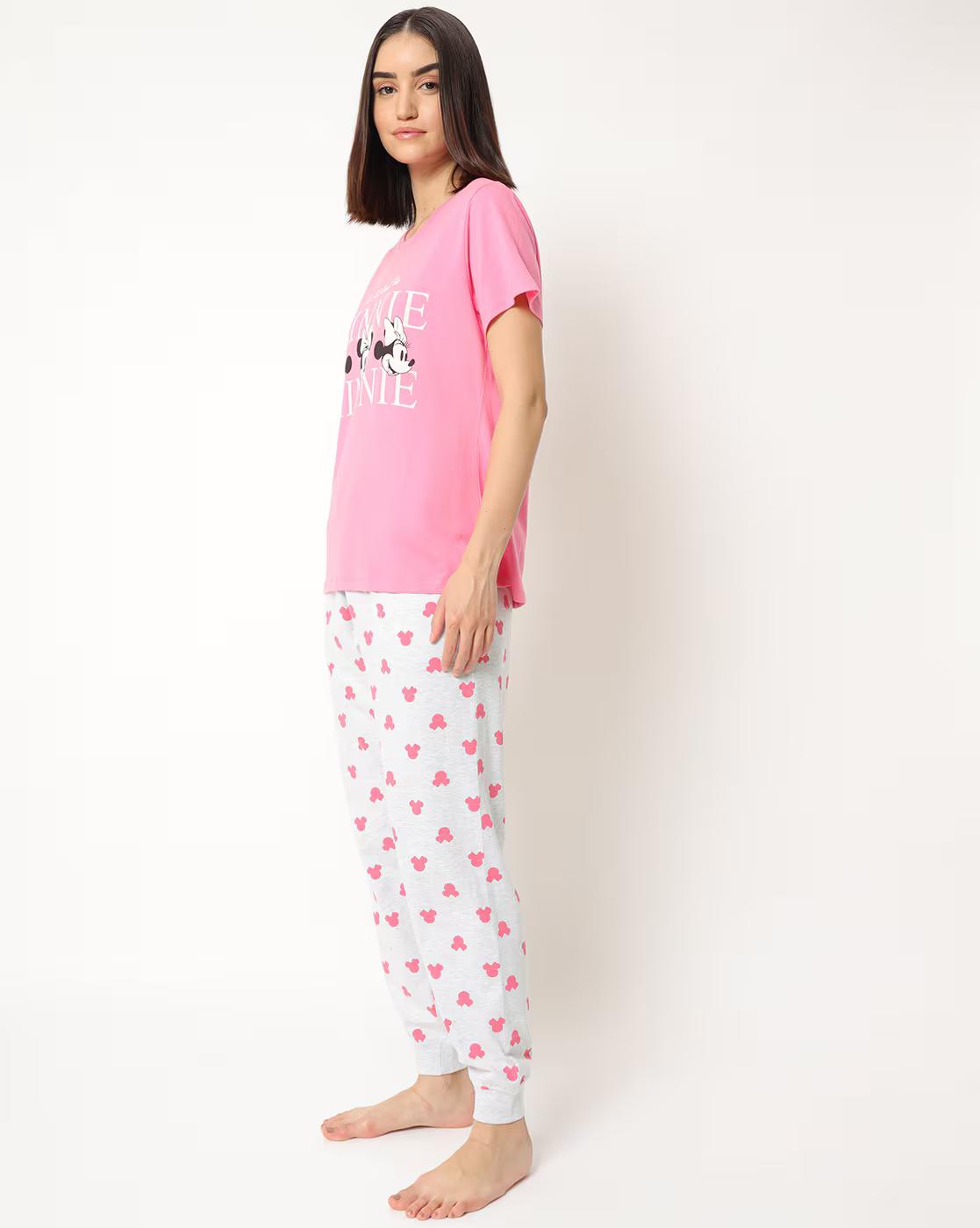 Minnie Mouse Print Jogger Set