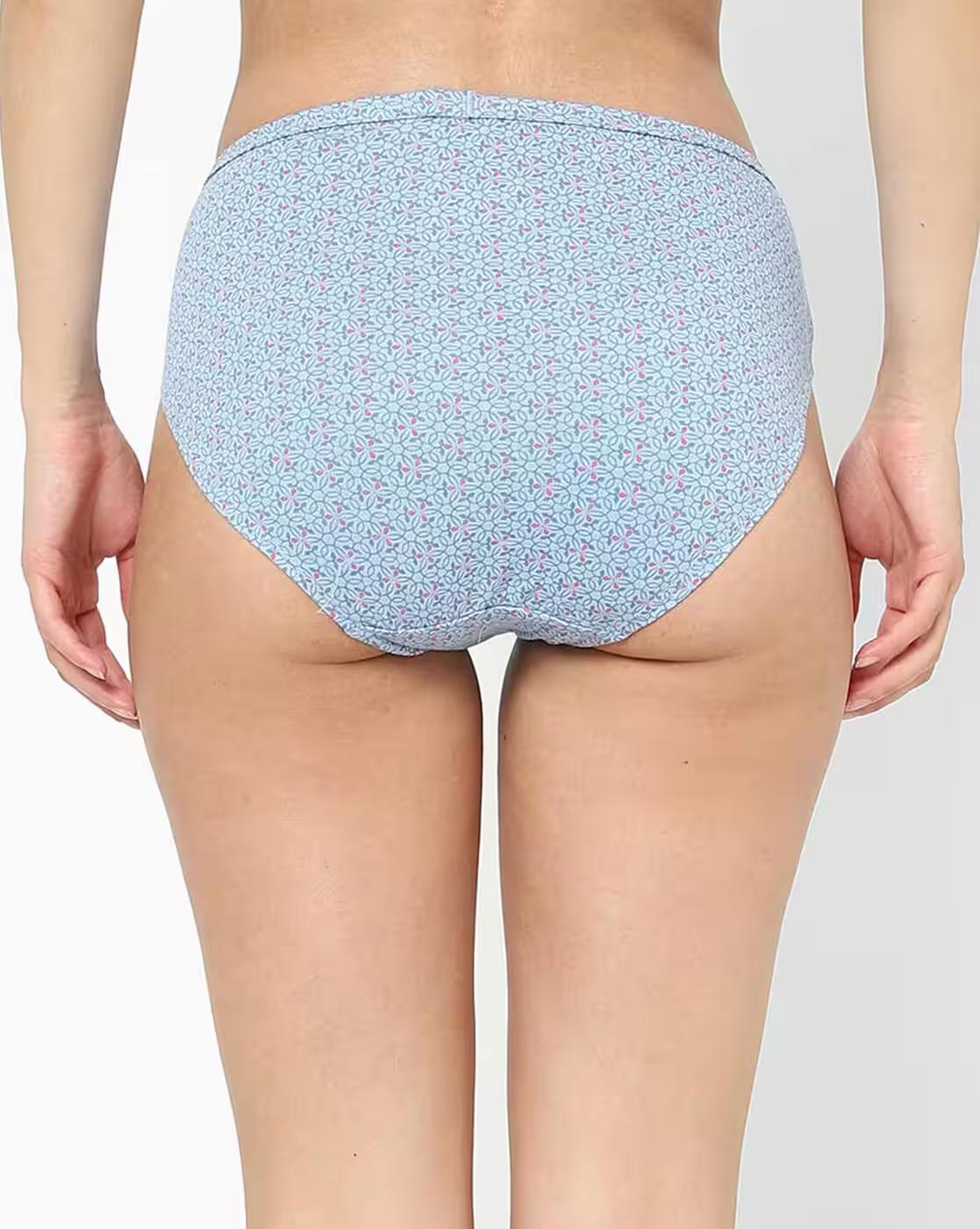 Pack of 3 Cotton Mid Rise Hipster Panty