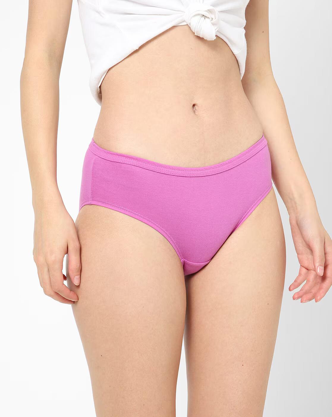 Pack of 2 Cotton Mid Rise Hipster Panty