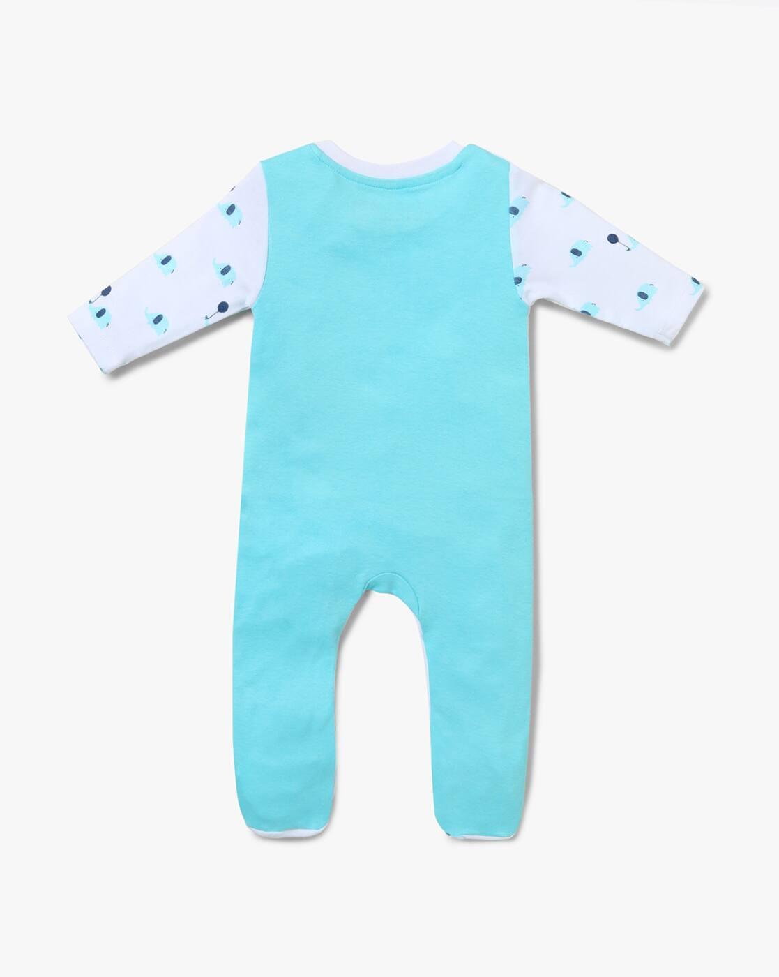 Colourblock Round-Neck Onsie