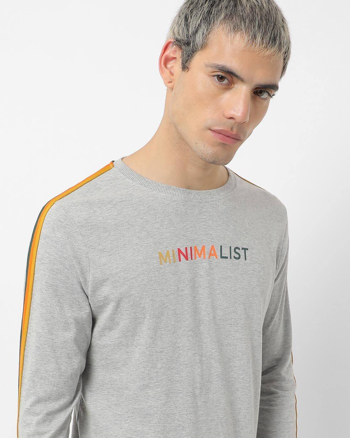 PROD MEN TSHIRTS, GREY, M