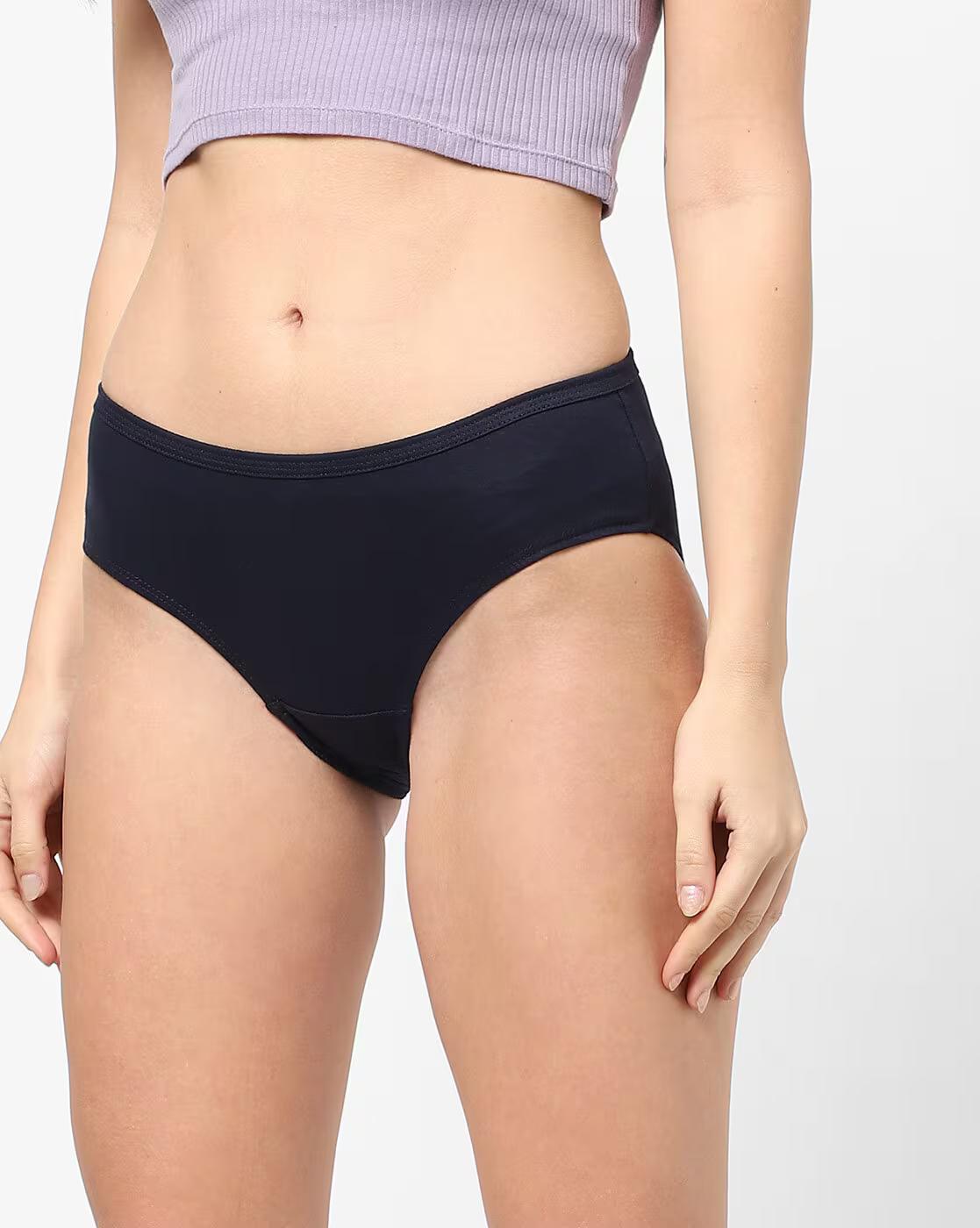 Pack of 2 Cotton Mid Rise Hipster Panty