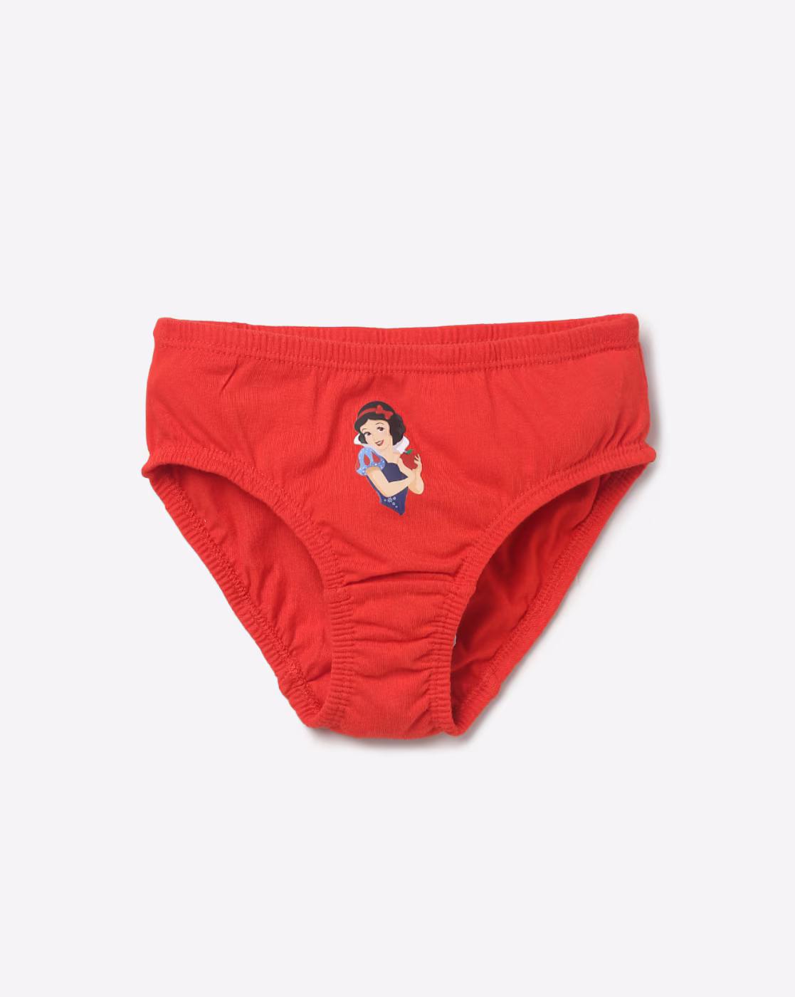 Pack of 3 Disney Princesses Print Bikini Panties