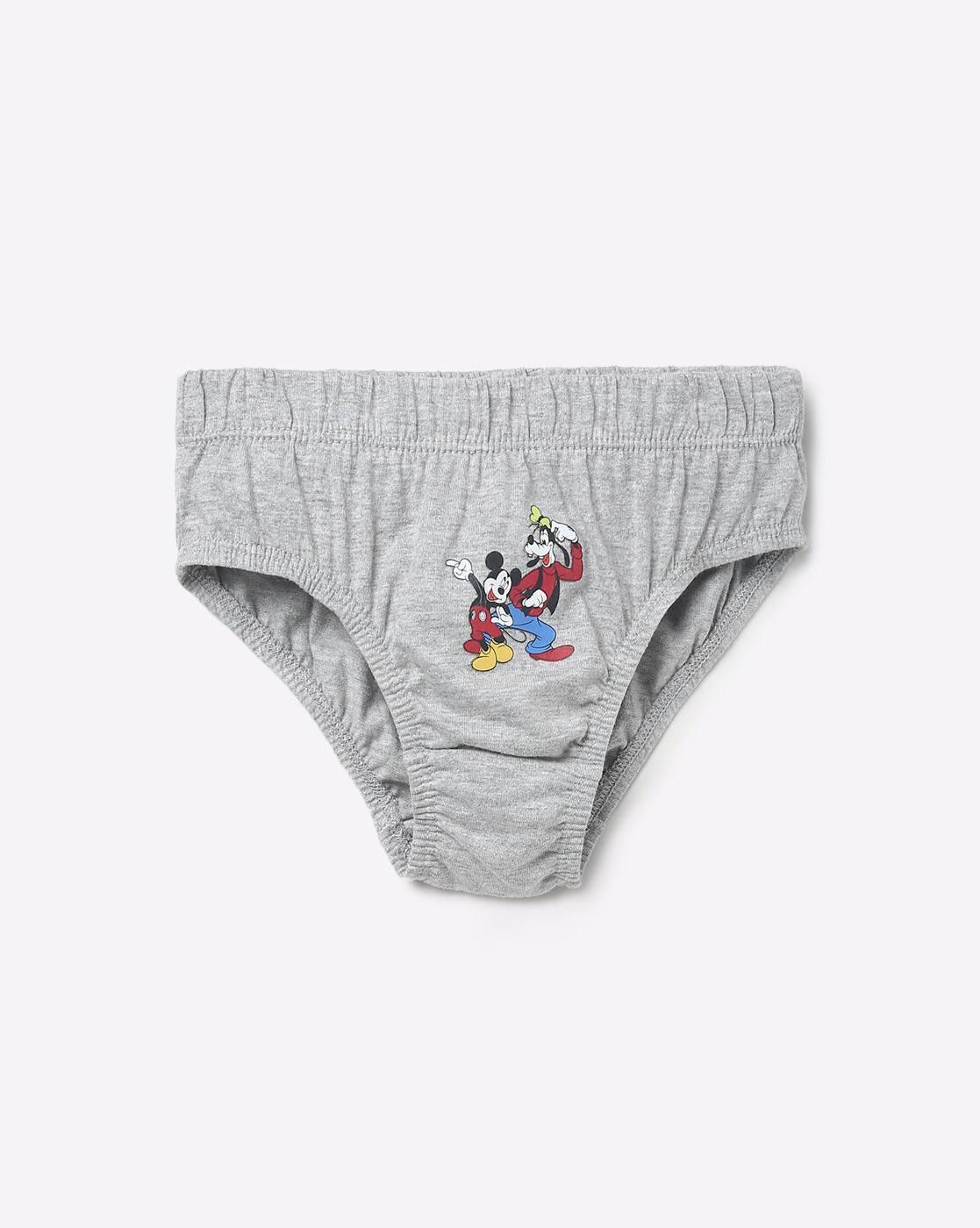 Pack of 3 Mickey Mouse Print Briefs