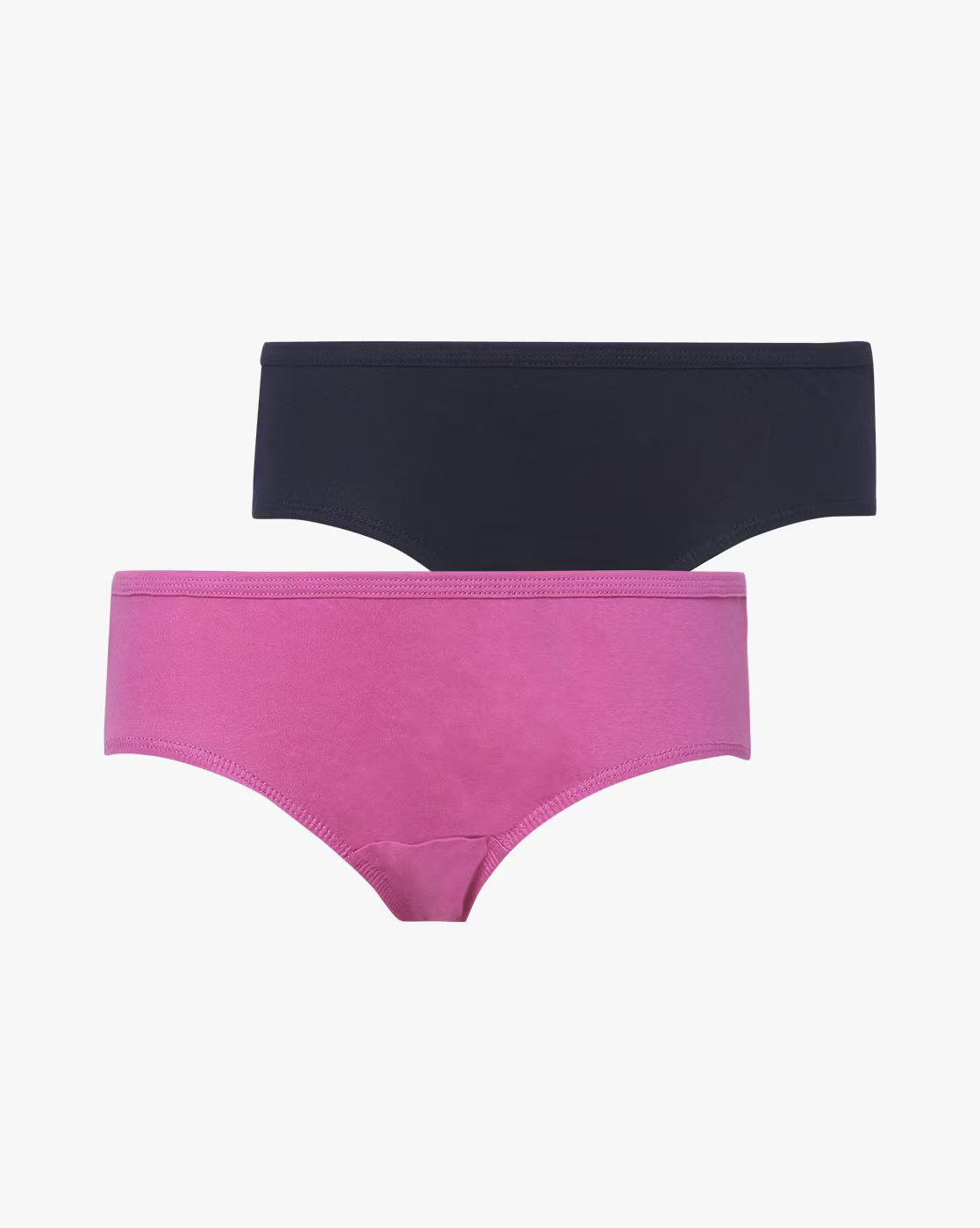 Pack of 2 Cotton Mid Rise Hipster Panty