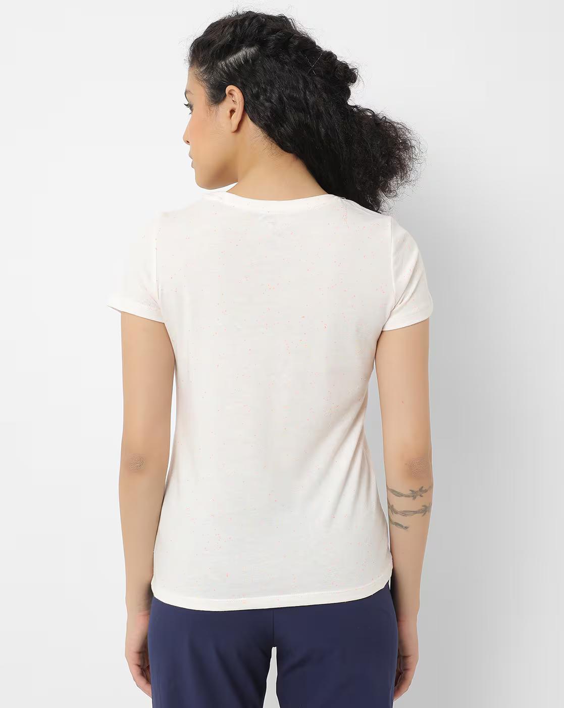 Typographic Print Crew-Neck T-shirt