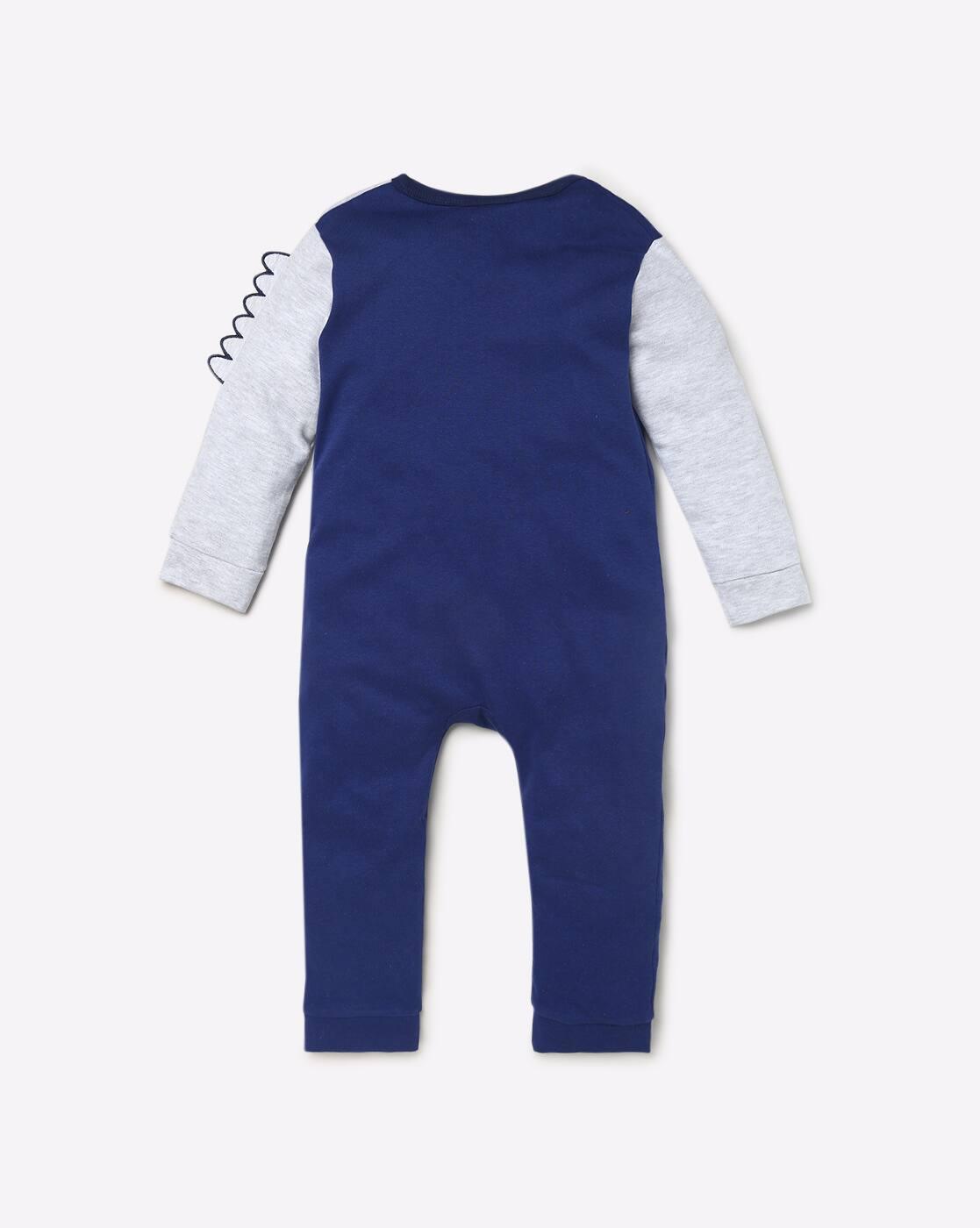 Rompers with Dino Applique