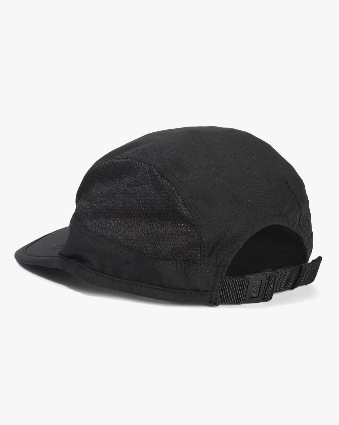 Logo Print Baseball Cap with Mesh Panel