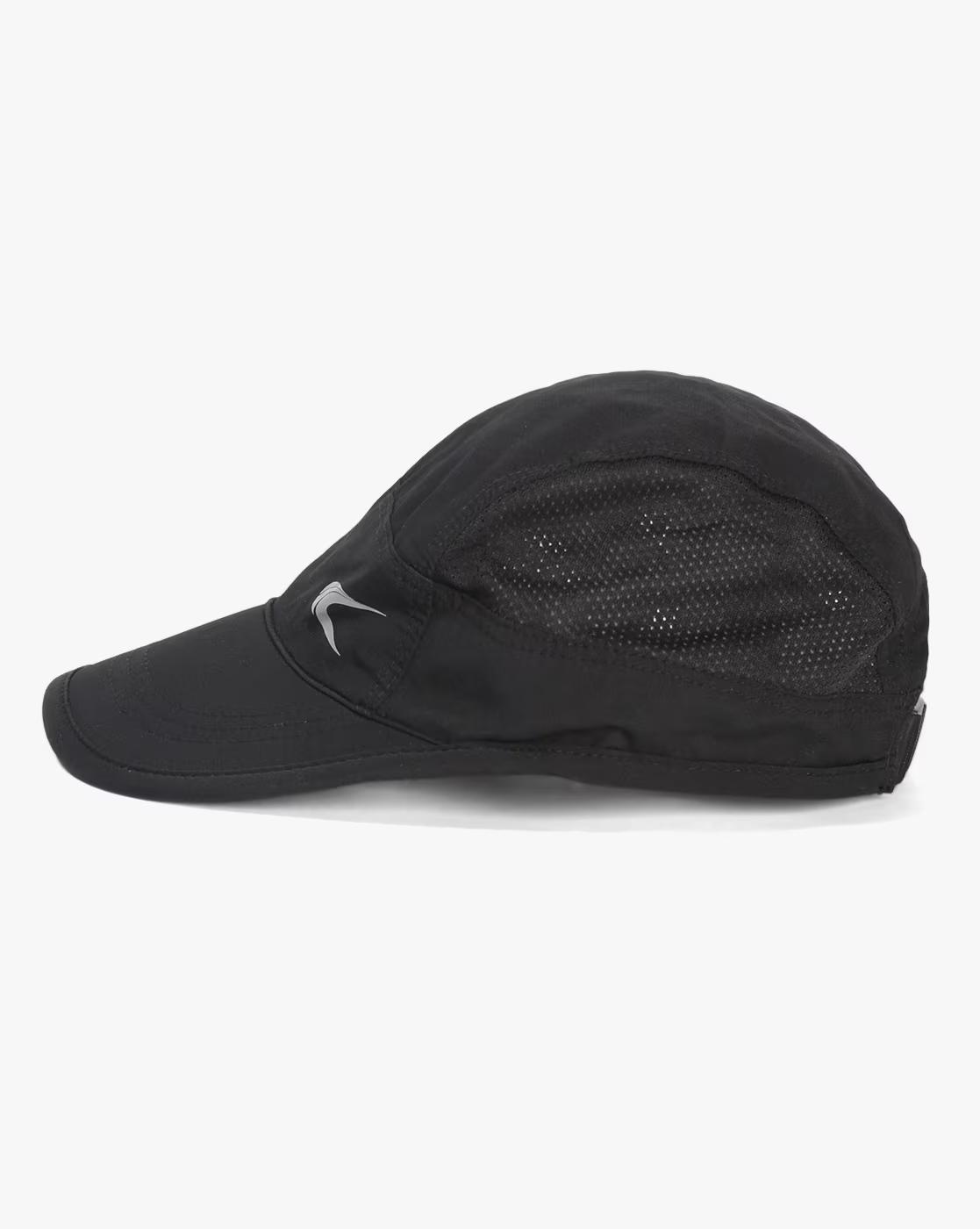 Logo Print Baseball Cap with Mesh Panel