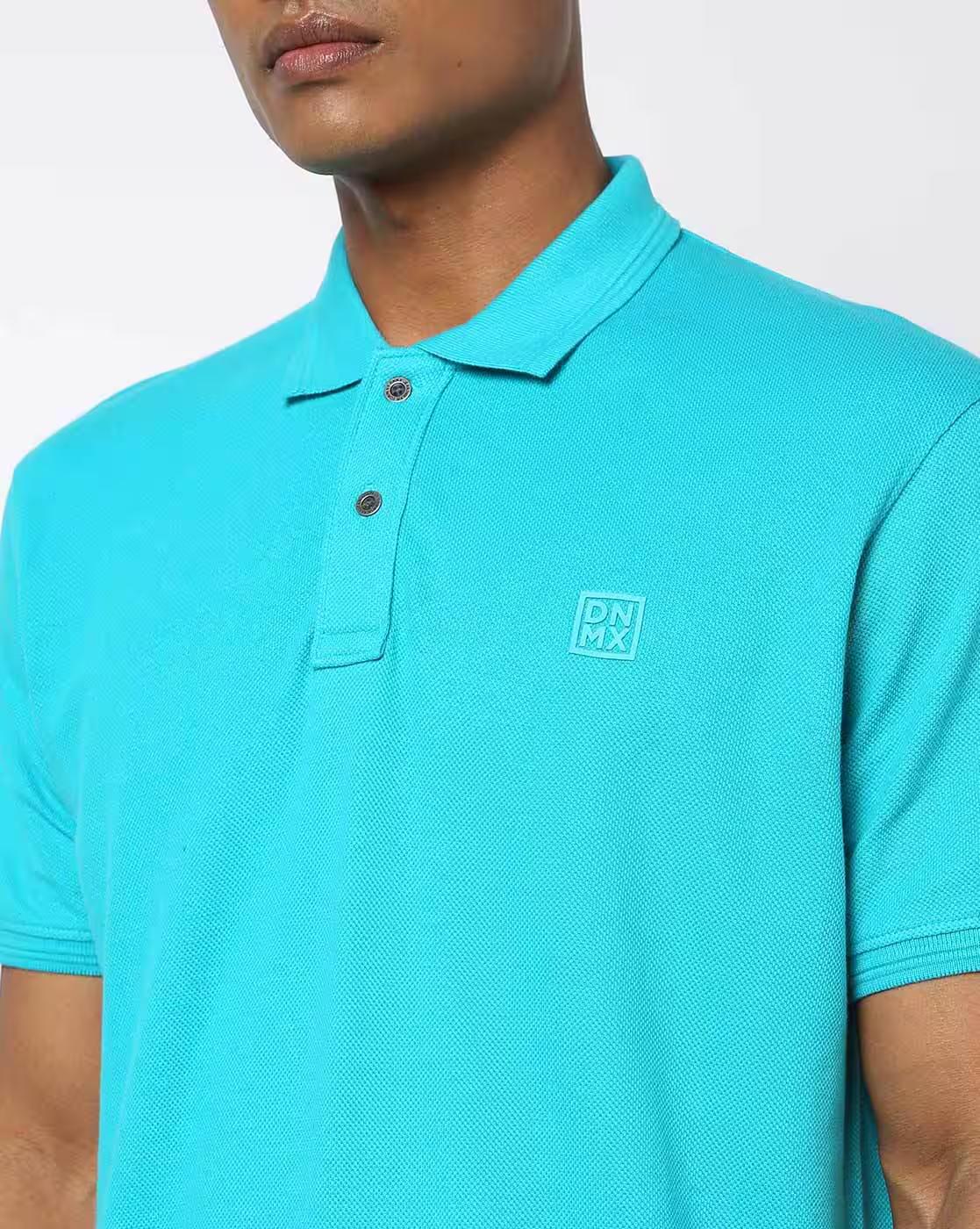 Slim Fit Polo T-shirt with Embroidered Logo