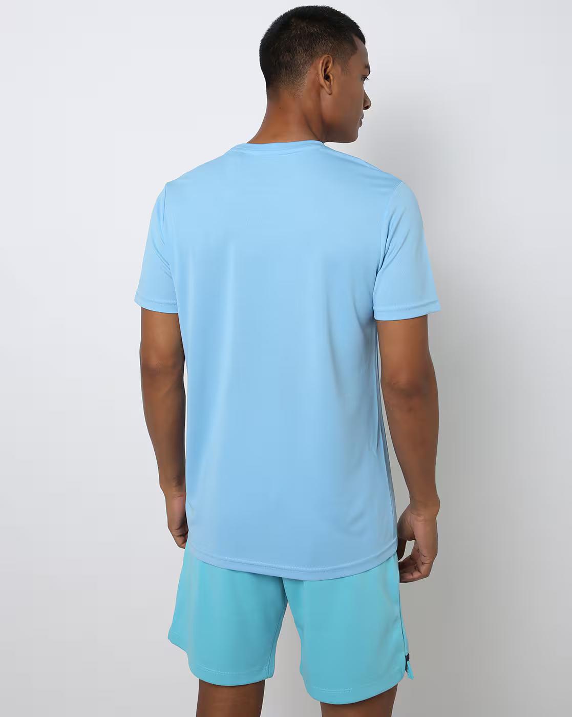 Regular Fit Logo Print Crew-Neck T-Shirt