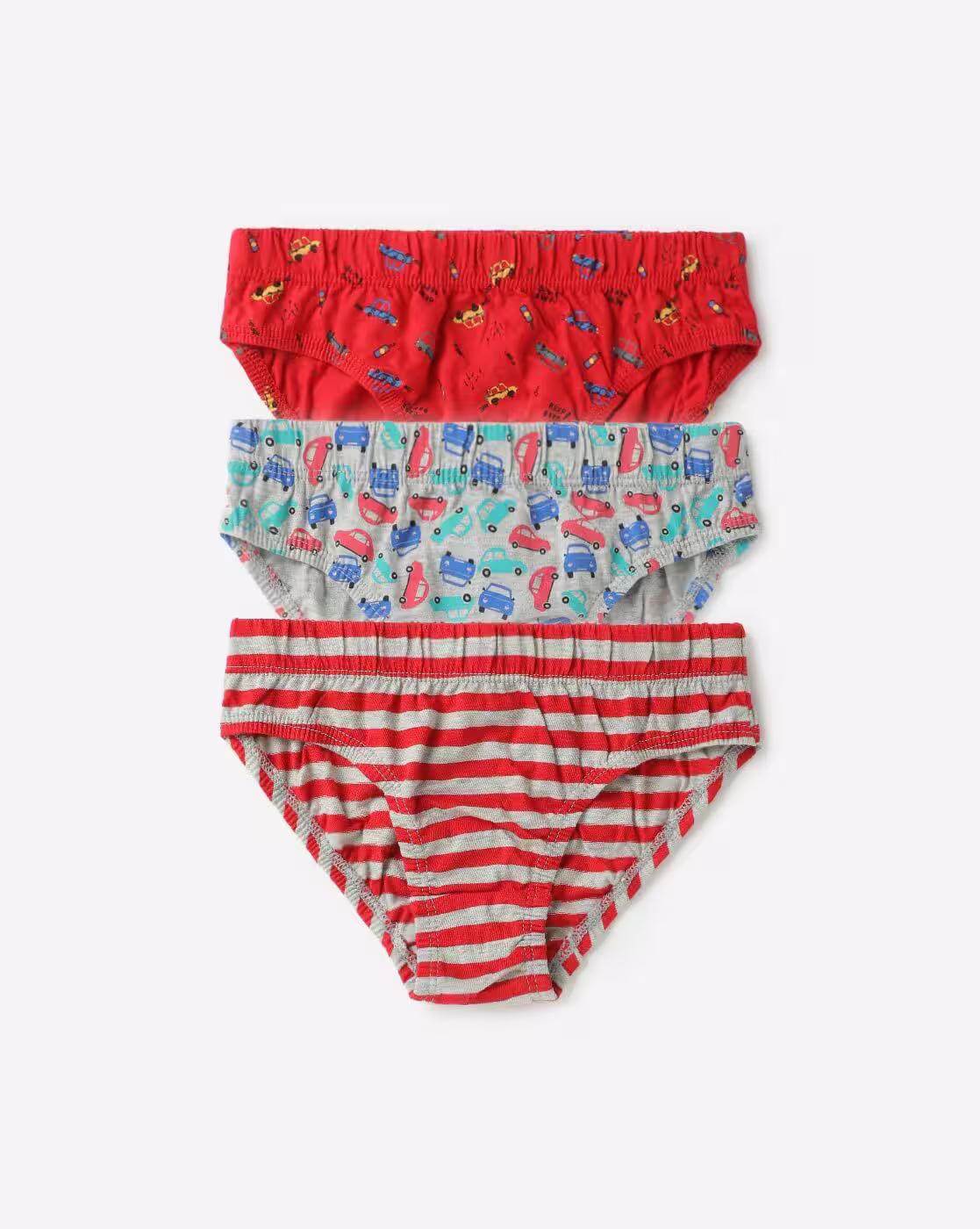 Pack of 3 Printed Briefs