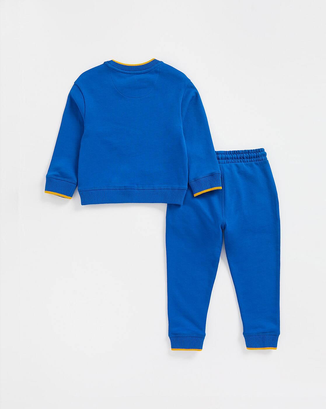 Round-Neck Sweatshirt & Joggers Set