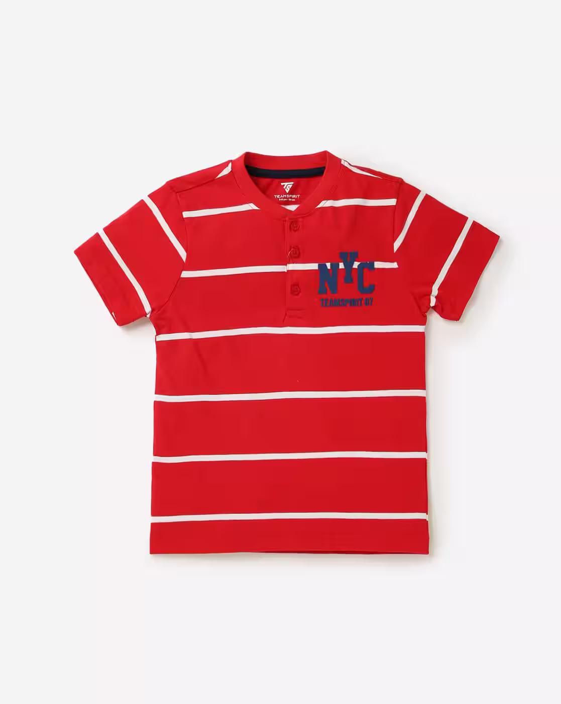 Striped Henley T-Shirt