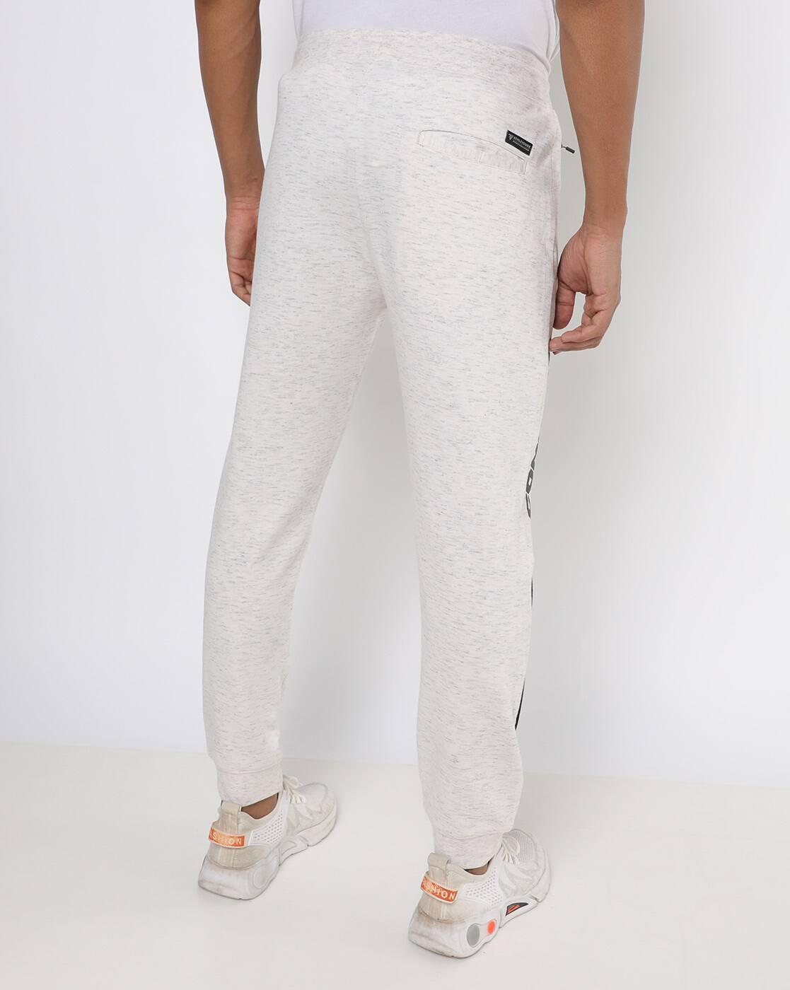 Men Heathered Slim Fit Joggers