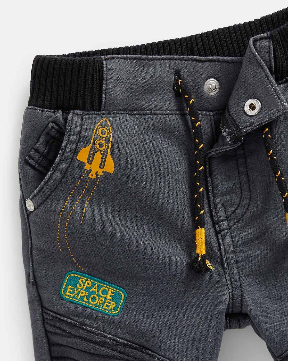 Joggers with Placement Applique