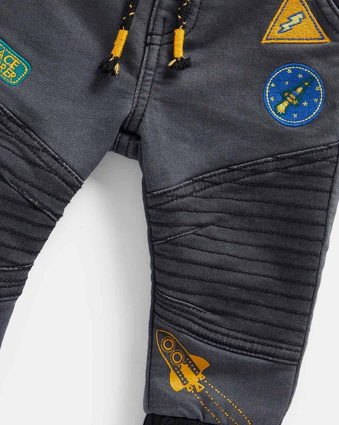 Joggers with Placement Applique