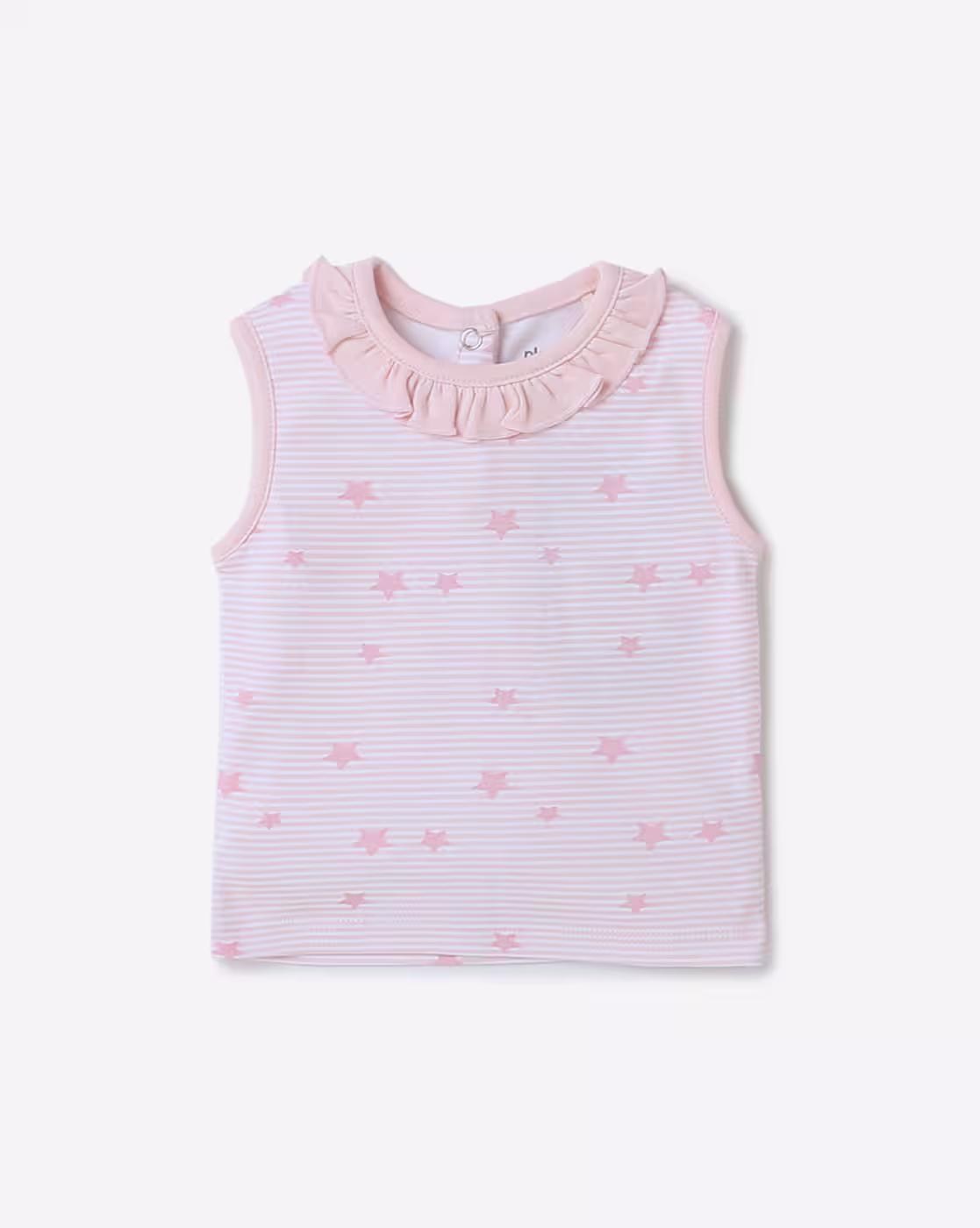 Round-Neck Onesie Set