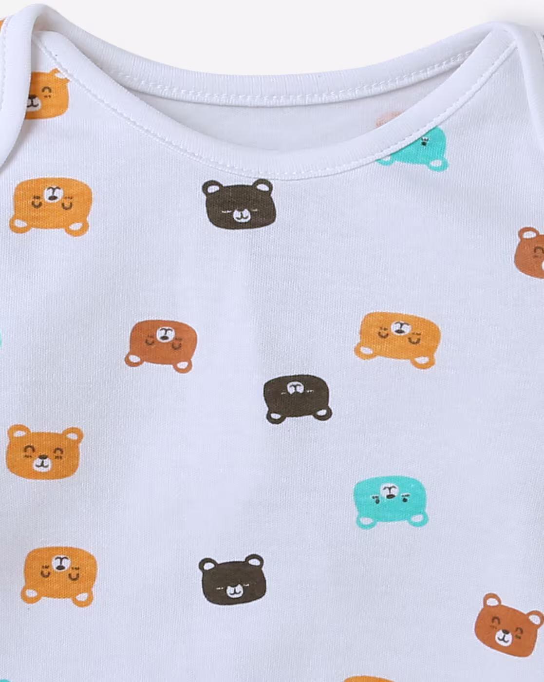 Round-Neck Onesie Set