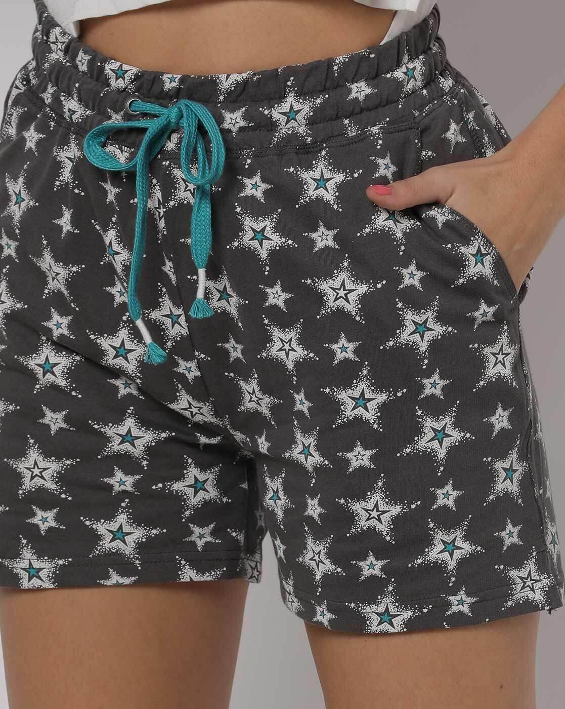 Printed Shorts with Insert Pockets