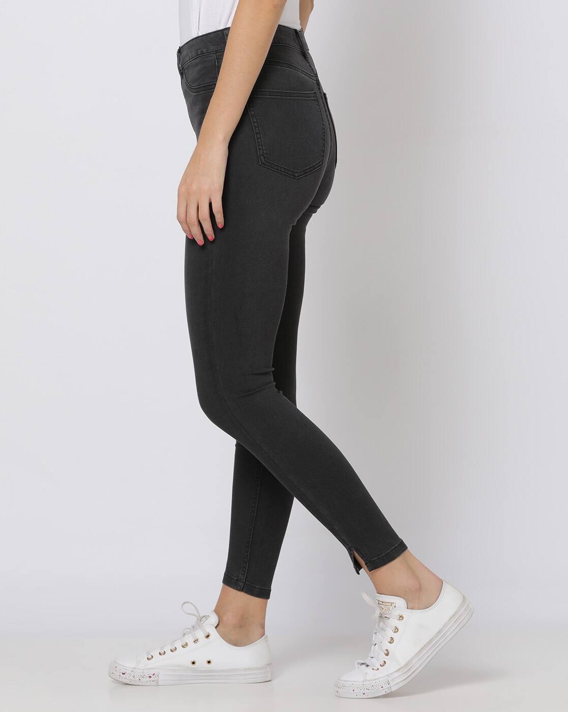 Lightly Washed Skinny Fit Jeans