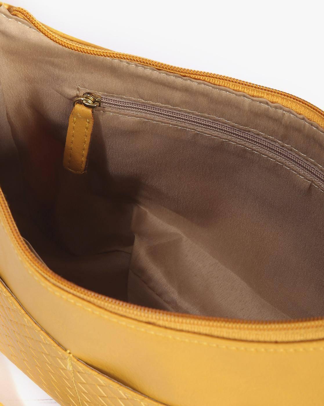 Basket-Weave Sling Bag