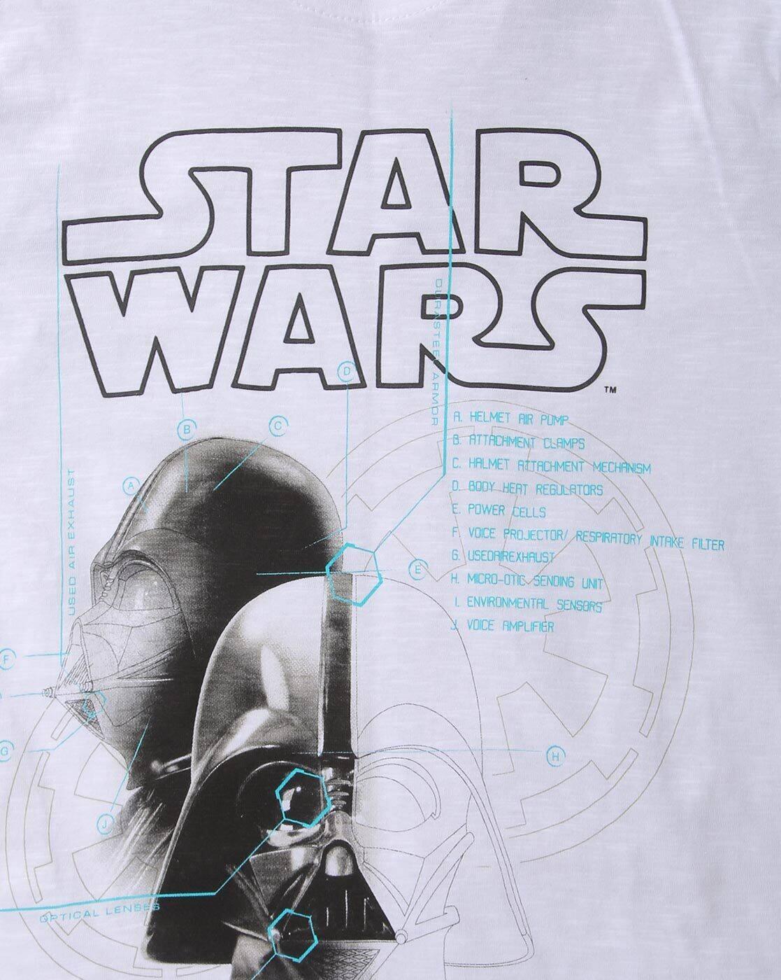 Star Wars Print Round-Neck T-Shirt
